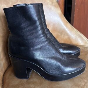 Black Leather Platform Ankle BootiesRag and Bone Fei Made in Italy 38.5 / 8.5